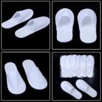 20-Pairs: Spa Hotel Guest Soft Slippers Closed Toe Disposable Travel Slipper - Image 12