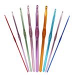 22-Piece: Aluminum Multi-Color Crochet Hook Needles - Image 4