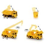22-Piece: Construction Trucks Toy Set Toys for Kids - Image 4