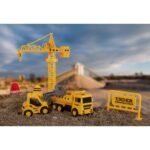 22-Piece: Construction Trucks Toy Set Toys for Kids - Image 11