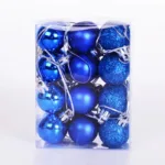 24-Pieces: Sparkling Christmas Balls - Image 11