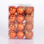 24-Pieces: Sparkling Christmas Balls - Image 7