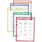 25-Pack: Reusable Dry Erase Pockets - Assorted Colors - Image 4