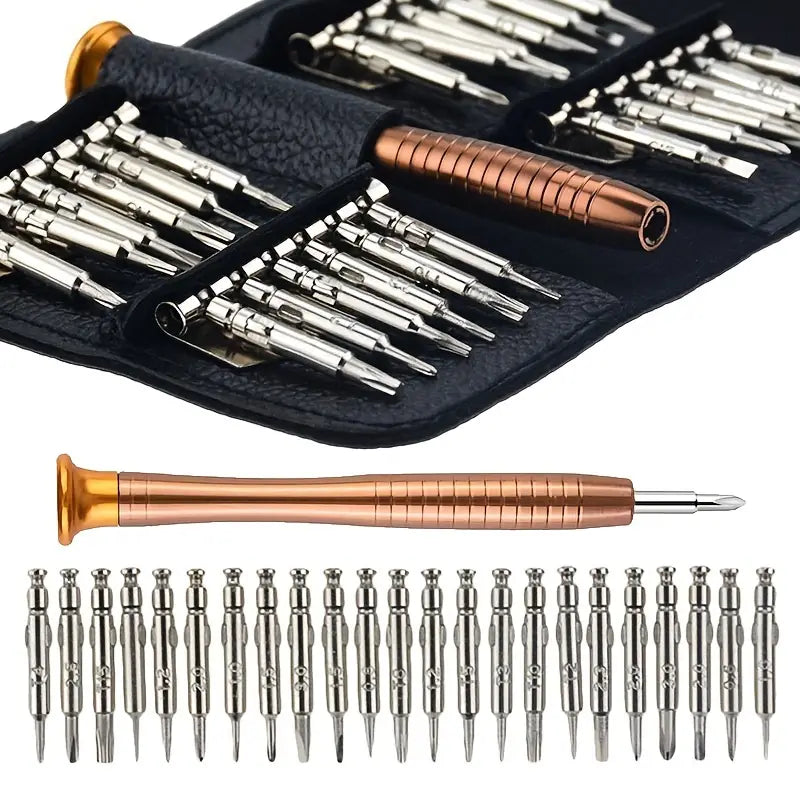 25-piece-set-precision-tool-repair-kit-with-leather-case-home-improvement-dailysale-496313.webp 25-Piece Set: Precision Tool Repair Kit with Leather Case - Image 1