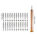 25-Piece Set: Precision Tool Repair Kit with Leather Case - Image 5