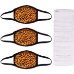 3-Pack: Adult Cotton Reusable Face Masks with 10 Filters - Image 3