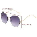 3-Pack: Fashion Tea Gradient Sunglasses - Image 8
