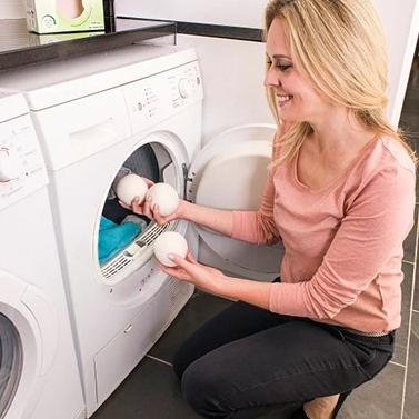 3-Pack: New Zealand Wool Felt Dryer Balls - Image 3