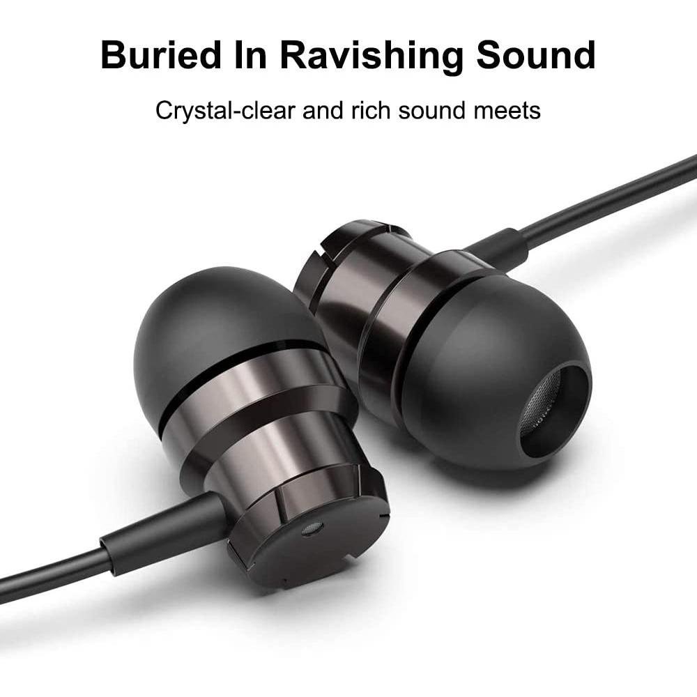3-Pack: Noise Isolating Tangle Free In-Ear Headphones with Microphone - Image 6