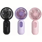3-Pack: USB Rechargeable Mini Portable Fan with 3 Speeds