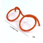 3-Pack: Creative Fun Glasses Straw Crazy Funny Art Straw - Image 12