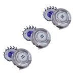 3-Piece: HQ8 Dual Precision Replacement Heads for Philips Norelco Shavers