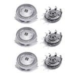 3-Piece: Replacement Shaver Heads for Norelco Philips SH50
