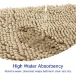 3-Piece Set: Bathroom Rugs Set Ultra Soft Non Slip and Absorbent Chenille - Image 7