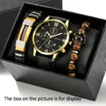 3-Piece Set: Men's Casual Analog Watches - Image 3