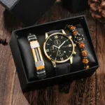 3-Piece Set: Men's Casual Analog Watches - Image 5