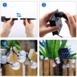 30 LED Solar String Ball Lights Outdoor Waterproof  Garden Decor - Image 6