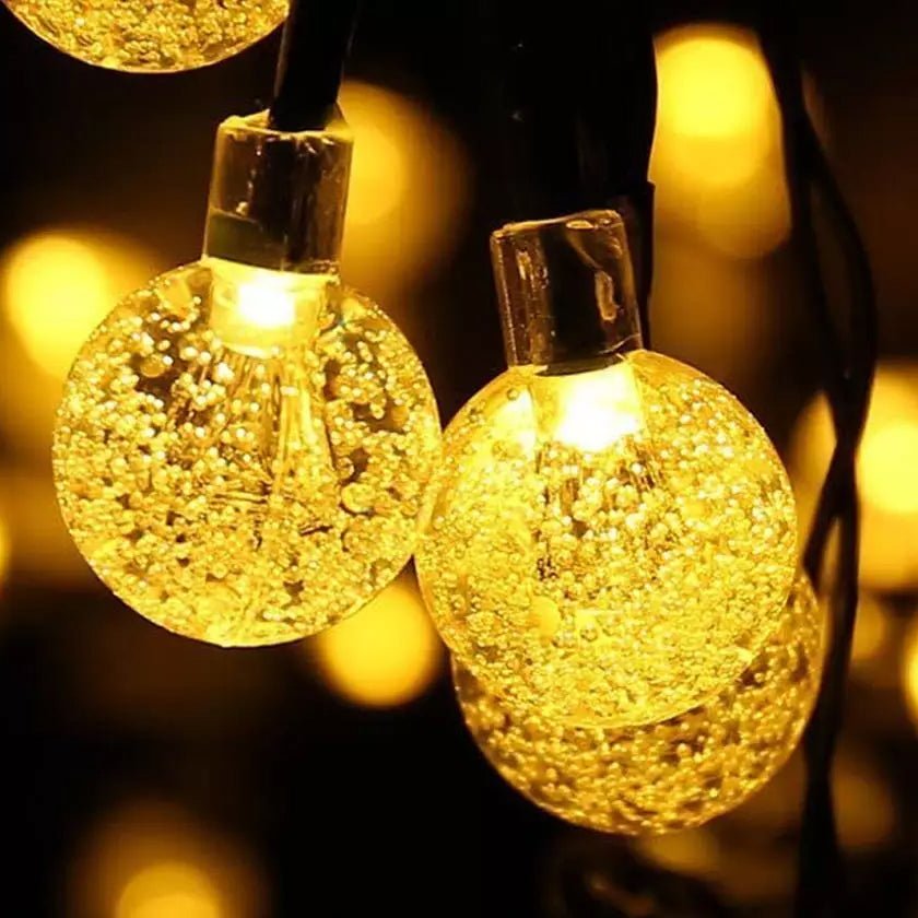 30 LED Solar String Ball Lights Outdoor Waterproof  Garden Decor