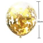 30-Pieces: Colorful Paper Latex Balloon Party Supplies - Image 8