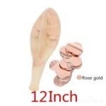 30-Pieces: Colorful Paper Latex Balloon Party Supplies - Image 7