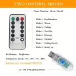 300 LED Curtain Fairy Lights - Image 8