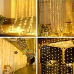 300 LED Curtain Fairy Lights - Image 7