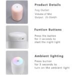 300ml Mini Portable Humidifier Ultra Quiet Aromatherapy Essential Oil - Image 8