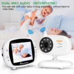 3.5" Audio Video Baby Monitor Wireless Digital Camera Night Vision Safety Viewer - Image 9