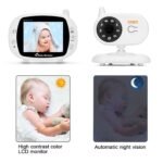 3.5" Audio Video Baby Monitor Wireless Digital Camera Night Vision Safety Viewer - Image 8
