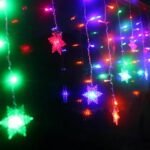 3.5M 96LED Snowflake String Curtain Lights - Image 4