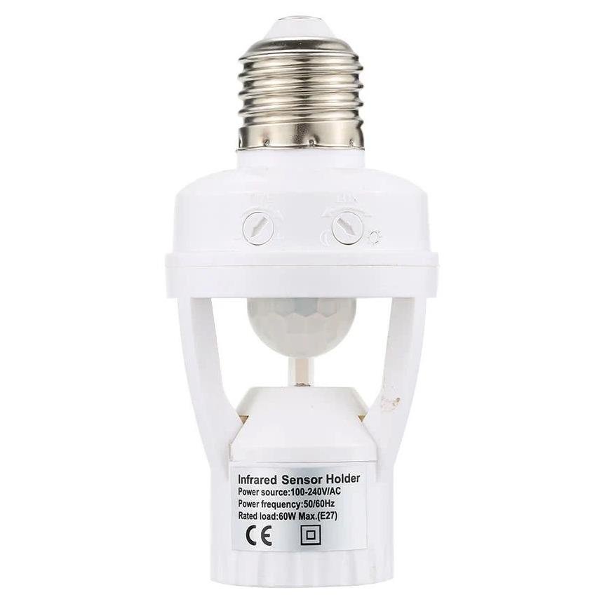 360 Degree Detection PIR Infrared Motion Sensor E27 LED Light