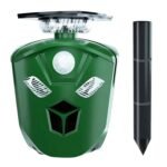 360?? Electric Solar Powered Ultrasonic Repeller with Motion Sensor LED Flashing Lights - Image 3