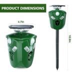 360?? Electric Solar Powered Ultrasonic Repeller with Motion Sensor LED Flashing Lights - Image 14