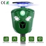 360?? Electric Solar Powered Ultrasonic Repeller with Motion Sensor LED Flashing Lights - Image 7