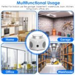 360?? Ultrasonic Mice Repellent Indoor with 3 Modes 9 Strobe Lights - Image 5