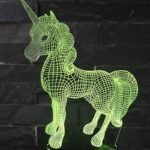 3D LED 7 Color Unicorn Table Lamp - Image 4