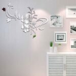 3D Mirror Flower Removable Wall Sticker - Image 7