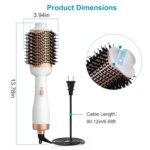 4-in-1 Hari Dryer Brush Curling Styler Volumizer Straightener Negative Ion Anti-Frizz - Image 12