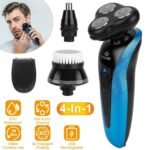 4-in-1 IPX7 Waterproof Beard Trimmer Cordless Razor for Men - Image 7