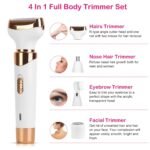 4-in-1 Women Electric Hair Shaver USB Rechargeable - Image 10