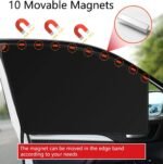 4-Pack: Car Side Window Sun Shades - Image 4