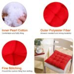 4-Pack: Chair Cushion Pads Pillow - Image 9