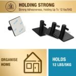 4-Pack: Heavy Duty Durable 304 Stainless Steel Wall Hangers - Image 10