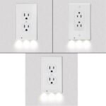 4-Pack: LED Night Light Outlet Cover - Assorted Styles - Image 4
