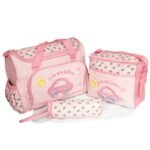 4-Piece: Baby Diaper Tote Bag Set - Image 3
