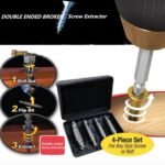 4-Piece Set: DrillPro Double-Sided Damaged Screw Extractors - Image 5