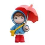 4-Piece Set: Umbrella Girl Figure Statue - Image 3