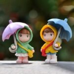 4-Piece Set: Umbrella Girl Figure Statue - Image 5
