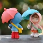 4-Piece Set: Umbrella Girl Figure Statue - Image 6