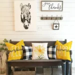 4-Pieces: Summer Flowers Printed Throw Pillow Cover Cushion Pillow Case - Image 5